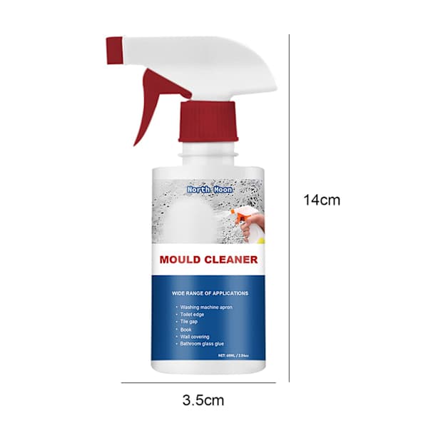 60 ml muggskum multifunksjonell muggfjerner spray veggmugg 1 stk