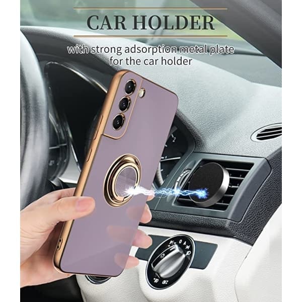 Kompatibelt cover til Samsung Galaxy S21 FE med ringholder