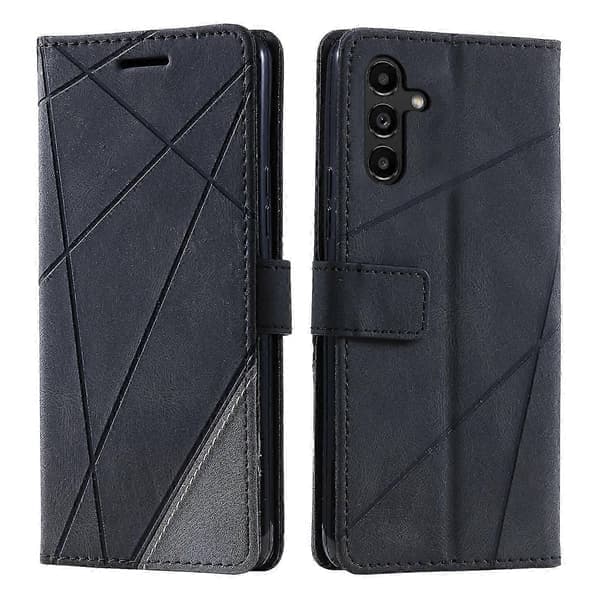 För Samsung Galaxy A35 5g Telefonställ Skydd Anti-repa PU Läder Plånbok Mobiltelefonfodral