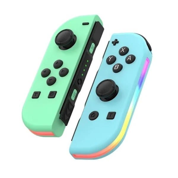 LED-controller til Nintendo Switch, trådløs erstatningscontroller turkis lyseblå Turkis Grøn Lyseblå Turkis Turquoise
