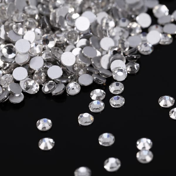 1440 stk/pose flat bakside neglekrystall diamant neglekunst krystall DIY dekorasjon (3MM)