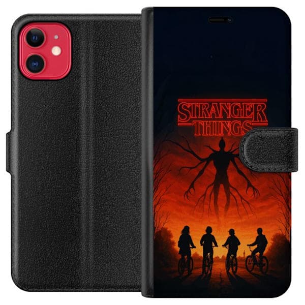 Kompatibelt plånboksfodral för Apple iPhone 11 Stranger Things Plånboksfodral