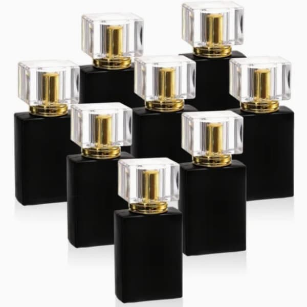 30/50ML Genopfyldelig Parfume Atomizer Tom Flad Glas Sprayflaske 30ML 30ML