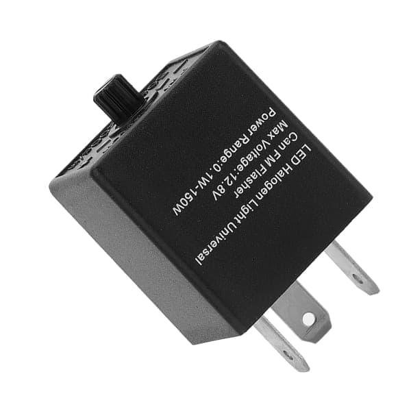 12V 3-PIN Justerbart LED Blinkrelæ Blinklys til Bil Motorcykel