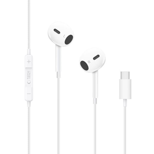 Tech-Protect Ultraboost Core G2 hörlurar USB-C med mikrofon 1,2 m