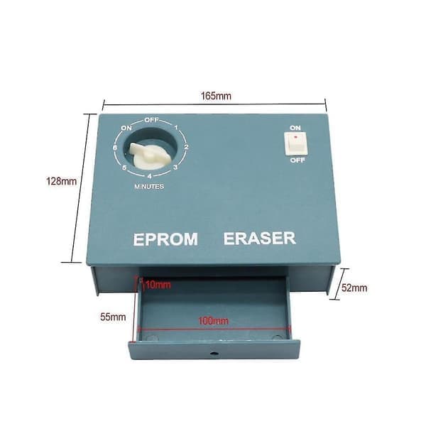 UV EPROM-sletter, EPROM-datasletteværktøj, ultraviolet lys, sletbar timer, halvlederchip, sletning