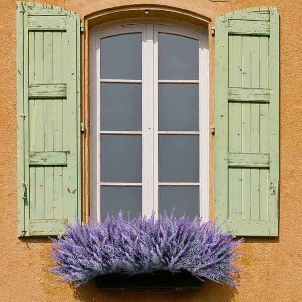 12 buketter af kunstige lavendelblomster, kunstig lavendel