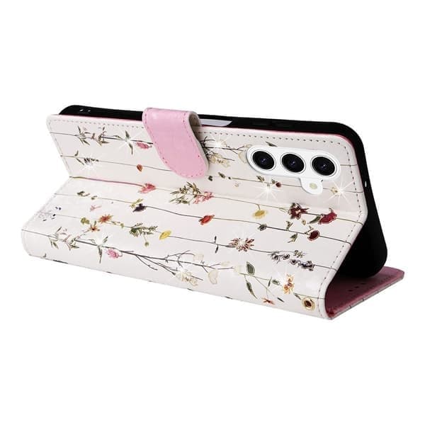 Samsung Galaxy S26 Plus etui RFID læder små blomster