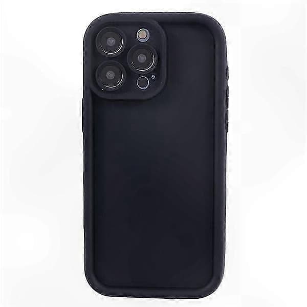 Repskyddande TPU-mobilskal för iPhone 14 Pro - Matt finish, tunt skyddsfodral Black