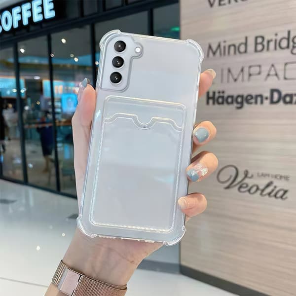 Galaxy S23, Kotelo, Suojaus, Korttipaikka, Läpinäkyvä Läpinäkyvä Läpinäkyvä Transparent