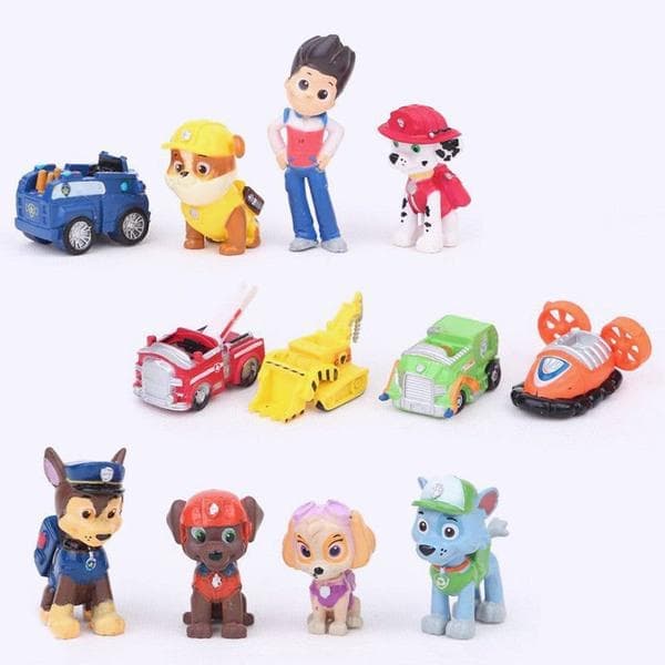 PAW PATROL 12 FIGURER Julklappar