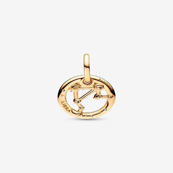 Pandora - Vaaka horoskooppiriipus - 14k kullattu