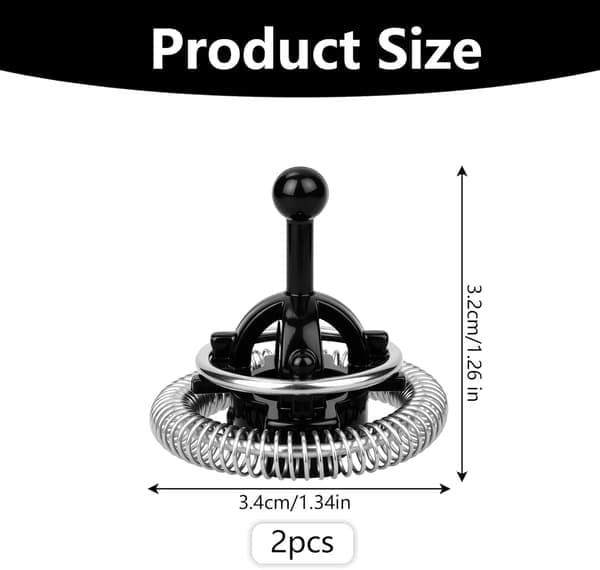 2-delt piskeris til Nespresso Aeroccino 3/4/Plus, reservedele til mælkeskummer, piskerisudskiftning til Nespresso mælkeprocessor tilbehør.