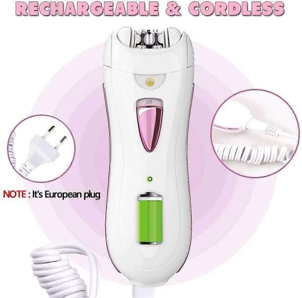 Ansigts-epilator til kvinder - Mini elektrisk hårfjerner til ansigtet