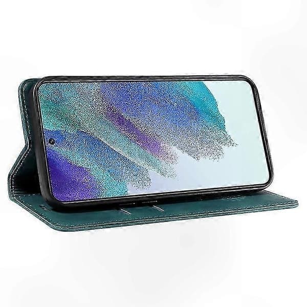 Plånboksfodral i PU-läder med RFID-skydd och ställfunktion för Galaxy A52-serien Green