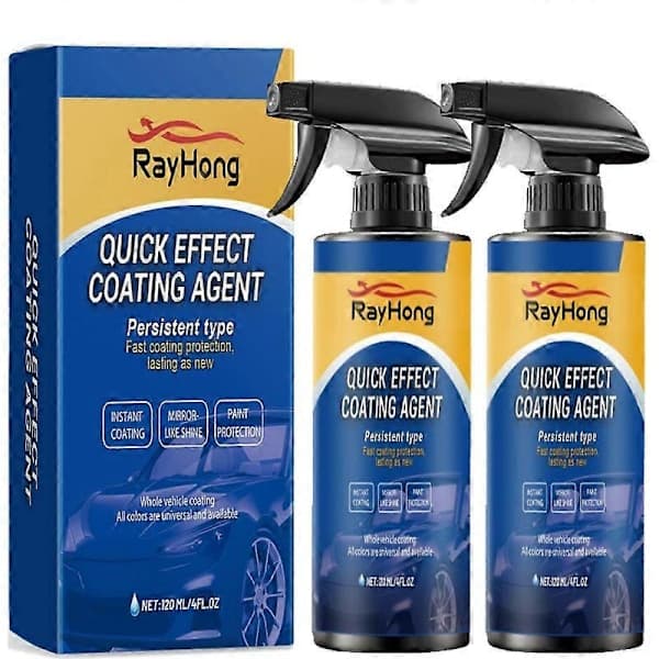 Hurtigvirkende beleggmiddel, avansert keramisk spraybelegg, multifunksjonelt middel[D] 2 stk 2 stk 2pcs