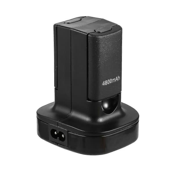 Ladestation med base til Xbox 360-controllere + 2 genopladelige batterier