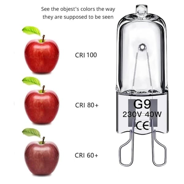 G9 Halogenlampor 40W, 230V, 10-pack 40W 40W 40W