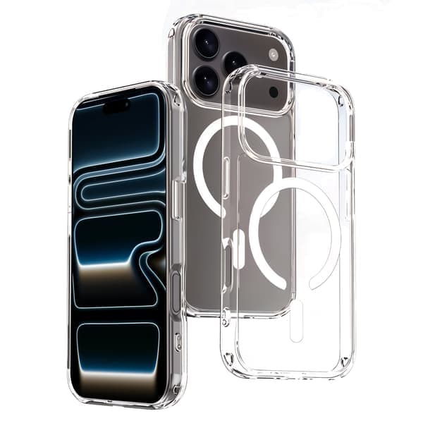 MagCase til iPhone 17 Pro Max – Krystallklart MagSafe-deksel iPhone 17 Pro Max iPhone 17 Pro Max iPhone 17 Pro Max