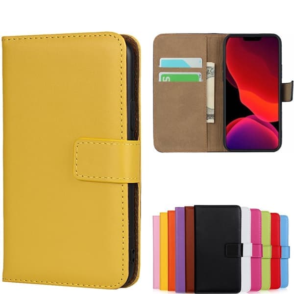 iPhone 13 pung etui skal mobil etui sort - SORT iPhone 13 sort black