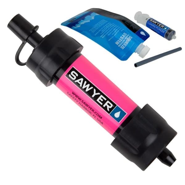 Sawyer mini vattenfiltreringssystem Rosa Pink