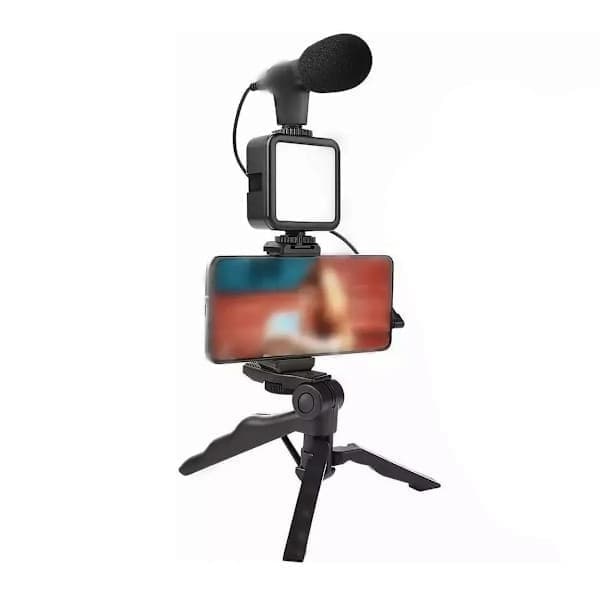 Smartphone Vlogging Kit med Stativ för Tiktok, Youtube och Stream