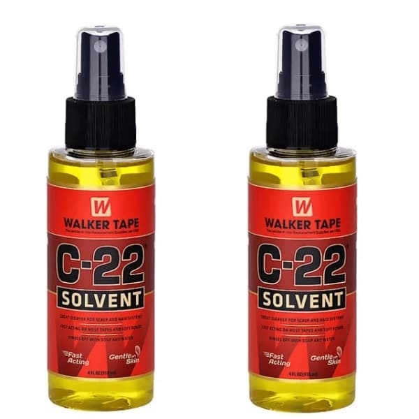 Walker Tape 4FL.OZ(118ml) C-22 Hårlösningsmedel Tejp Lim Borttagare för Tejp Hårförlängningar/Toupee/Stark Dubbelsidig Tejp 2 flaskor 2 flaskor 2 bottles