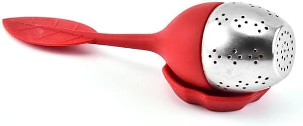Tesier til løs te 4 stk. tesier, teinfuser, tesier i rustfrit stål, nem at rengøre tesier, tesier til løs te