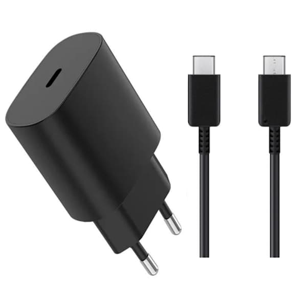 Samsung-pikalaturi - sovitin + kaapeli 25W USB-C 2m musta