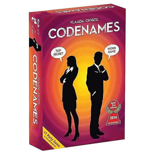 Action Codenames -lautapeli, Codenames-perheystävällinen juhlakorttipeli kotiin