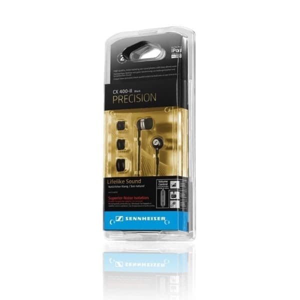 Til Sennheiser CX400II CX 400 II PRECISION basdrevet støjreducerende hovedtelefoner
