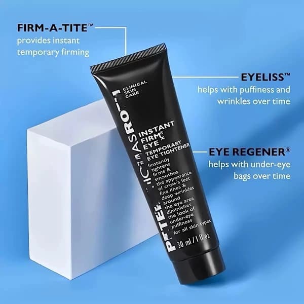 Peter Thomas Roth Instant FIRMx Eye – Välittömästi kiinteyttävä silmänympärysseerumi, 30 ml (1 pullo)