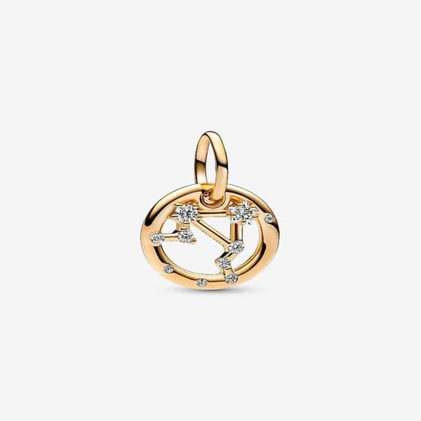 Pandora - Vaaka horoskooppiriipus - 14k kullattu