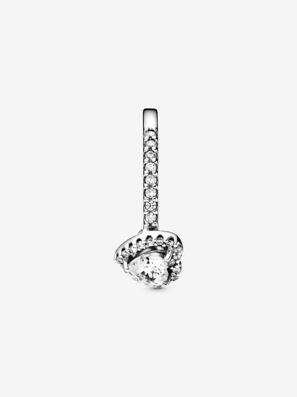 Pandora - Forhøyet Hjertering - Sterlingsølv Omkrets: 52mm Circumference: 52mm