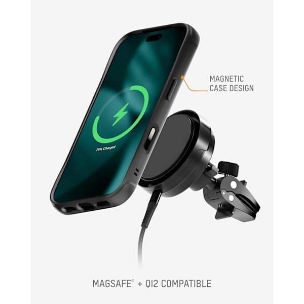 Magnetisk etui til iPhone 17 - Qi2 MagSafe-kompatibel - Klarhed - iPhone 17 etui - Stød- og ridsefast iPhone 17 6,3 tommer iPhone 17 6.3 inch