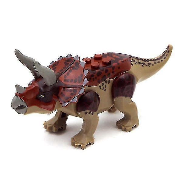 8 stk. Jurassic Dinosaur Byggeklodser Minilegetøj