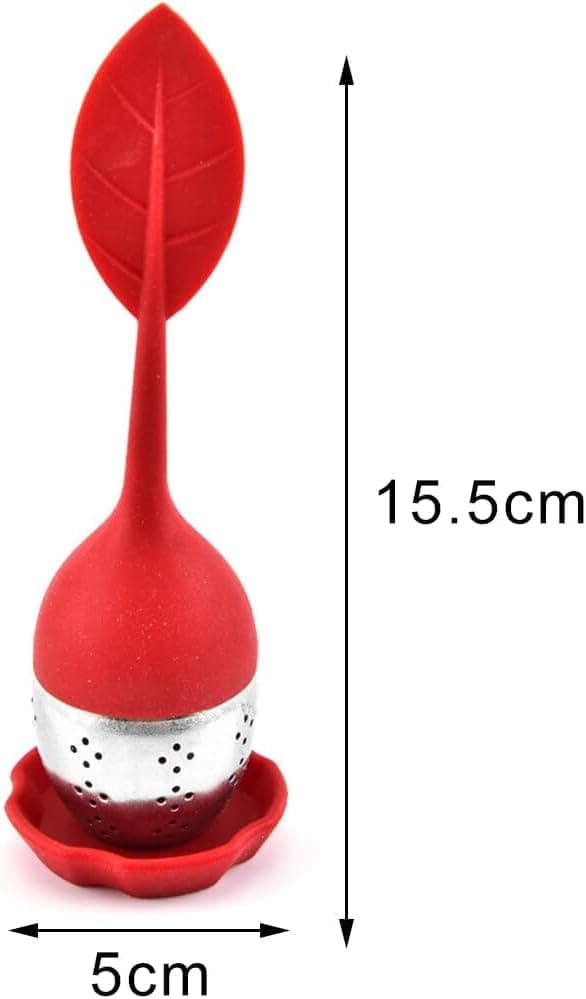 Tesier til løs te 4 stk. tesier, teinfuser, tesier i rustfrit stål, nem at rengøre tesier, tesier til løs te