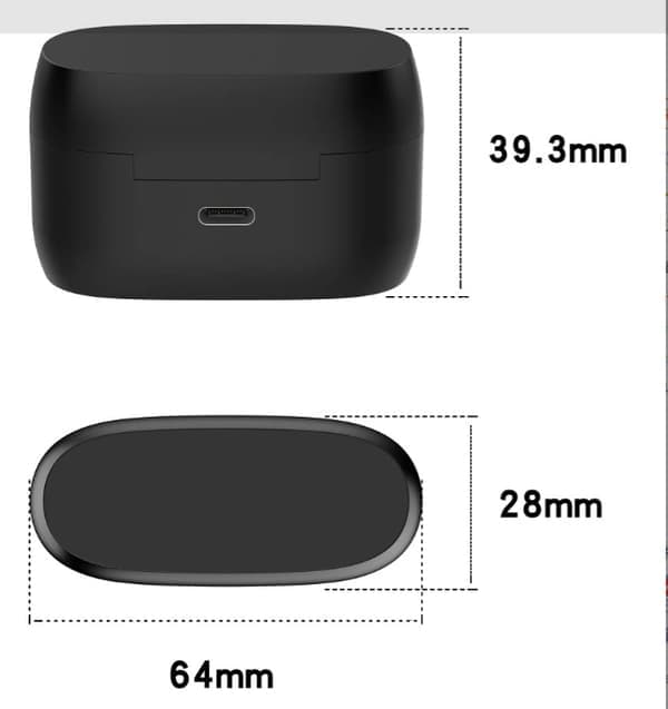 Til Jabra Elite4 Active Headset Opladningsetui Opladningsbakke til Elite4 Active BT Headset