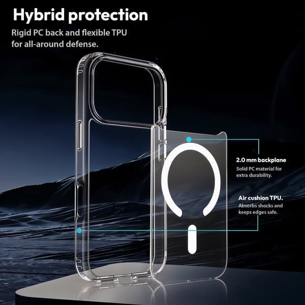 MagCase til iPhone 17 Pro Max – Krystallklart MagSafe-deksel iPhone 17 Pro Max iPhone 17 Pro Max iPhone 17 Pro Max