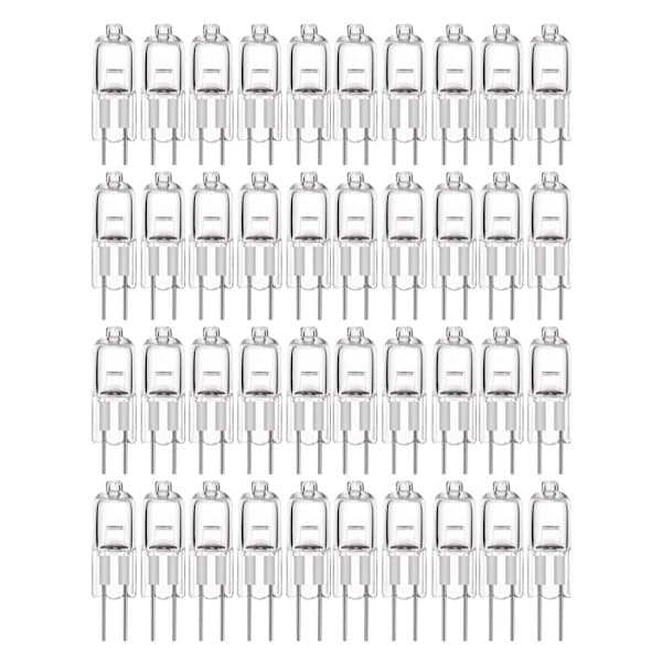 G4 Halogenpærer / Glødepærer - Varmhvit - Halogen 20W (10-pakning)