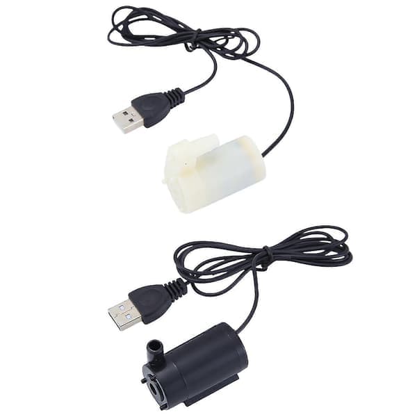 USB Lågspänning Liten Vattenpump Mångsidig Mikro Mini Dränkbar Pump Svart Black