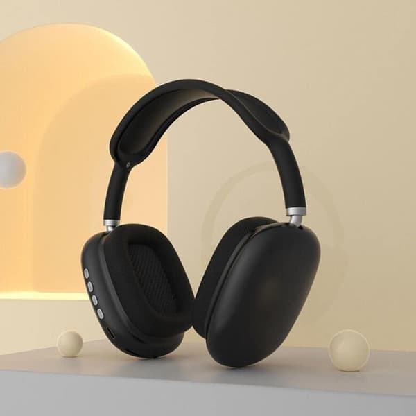 Bluetooth-hodesett P9 (sølv og svart) Sølv Sølv Silver