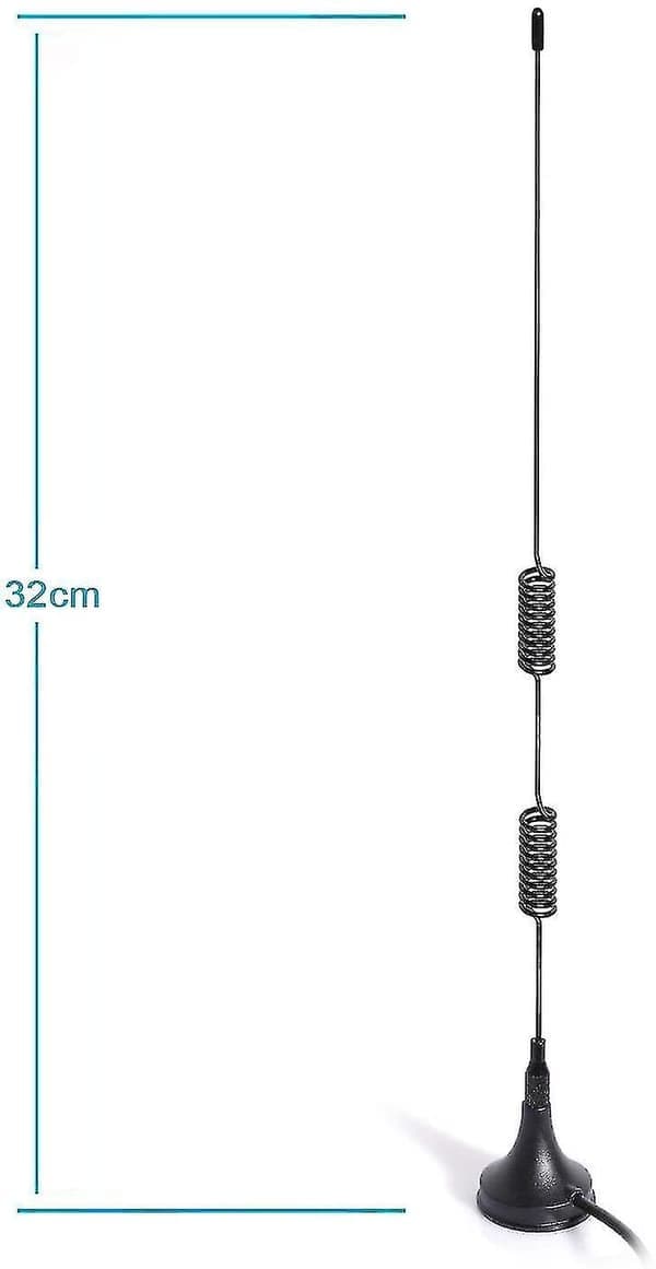 Skinkeradio politiscannerantenne amatørradio mobilradio scannerantenne magnetisk base BNC hanantenne kompatibel