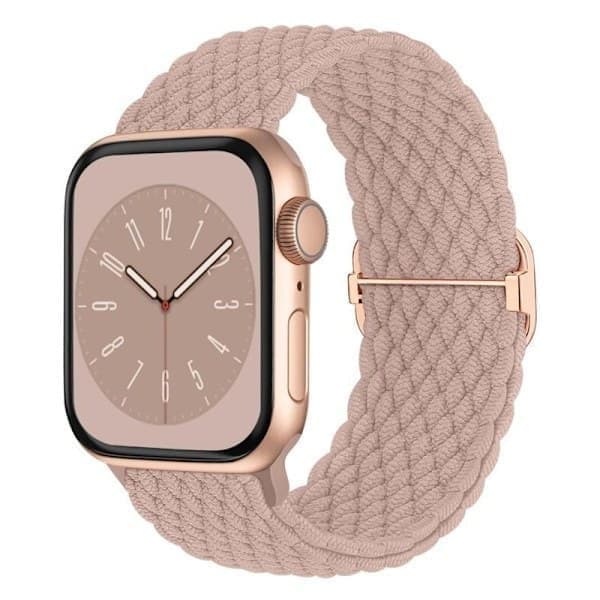 5-pack flätade Solo Loop-armband kompatibla med Apple Watch (38mm, 40mm, 41mm) 5-pack 38/40/41mm