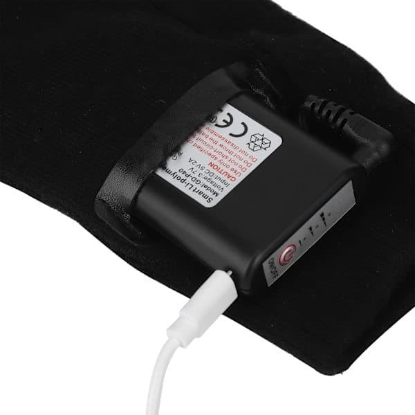 Batteridrevne varmesokker - Varmesokker Grå+Blå M -pa
