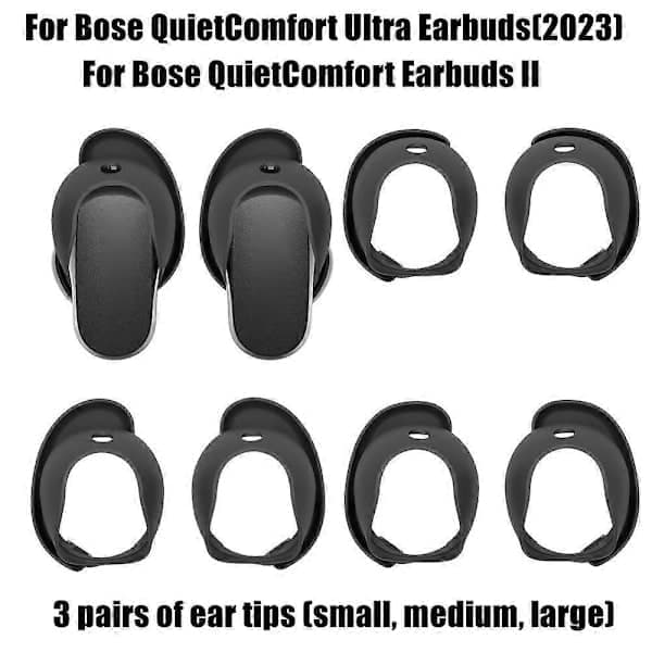 et par erstatningsørepropper til Bose QuietComfort Earbuds II / Ultra Earbuds blå blå blue