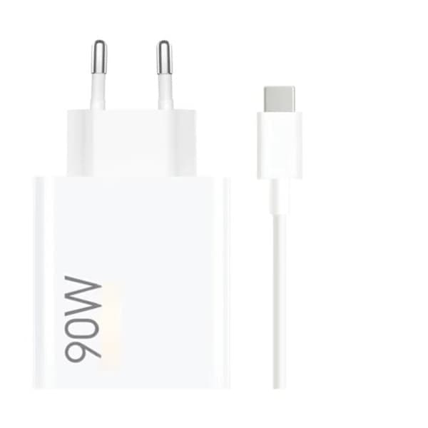 90W hurtiglader for Xiaomi, HyperCharge Type A EU-pluggadapter med 1m kabel 90W 90W 90W
