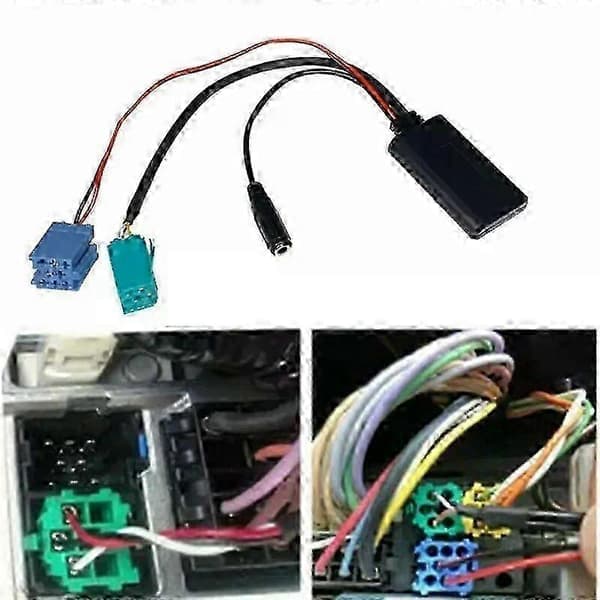 Renault 2005-2011 AUX Bluetooth-adapter med mikrofon til bilradio CD-skifter opgradering