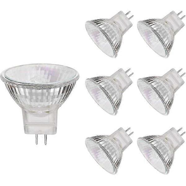 MR11 halogenlampor, 12V20W MR11 GU4 halogenlampa, varmvit, 6 st
