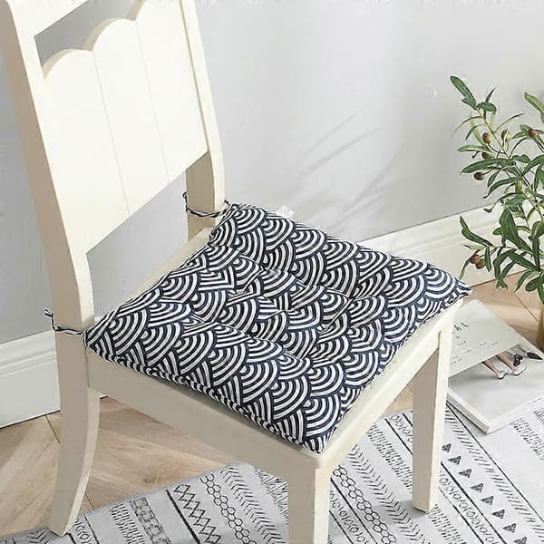 Sæt med 6 stolehynder 40 x 40, Pyntepuder Stolehynde Havehynder, Polyester